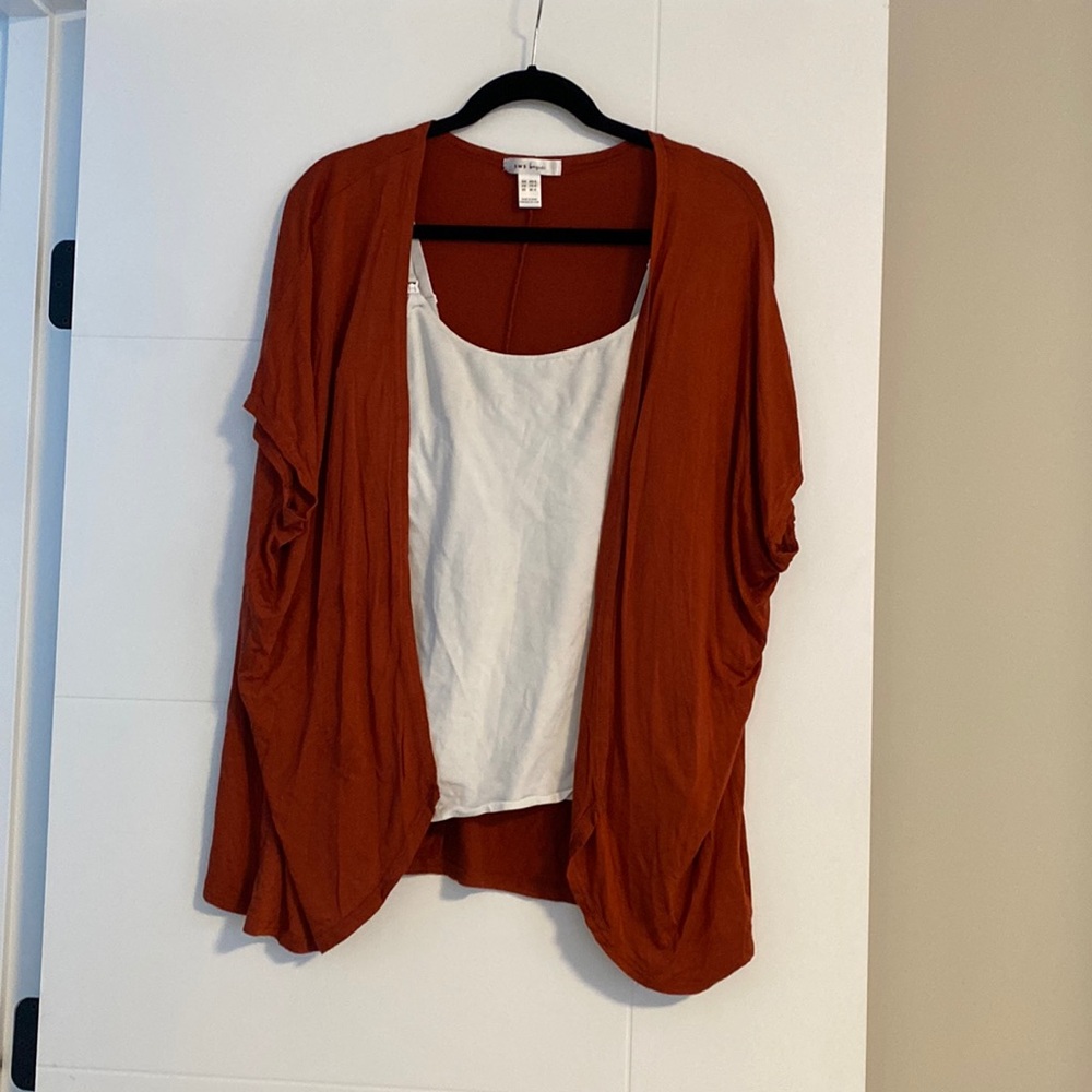 Burnt orange shawl